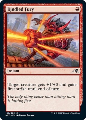 Kindled Fury 151/302 - Kamigawa Neon Dynasty Singles (Español)