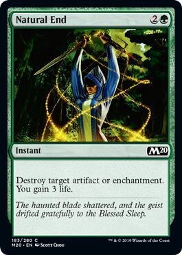 Natural End 183/280 - Magic 2020 (M20) Singles (Español)