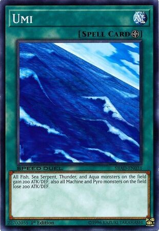 Umi - SBAD-EN031 - Common 1st Edition Speed Duel: Attack from the Deep Singles