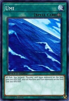 Umi - SBAD-EN031 - Common 1st Edition Speed Duel: Attack from the Deep Singles (espanol)