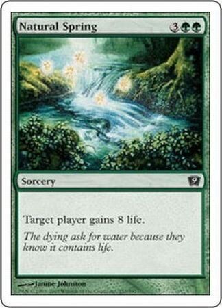 Natural Spring
MTG 9th Edition Singles