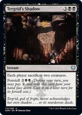 Tergrid&#39;s Shadow 113/285 - Kaldheim Singles