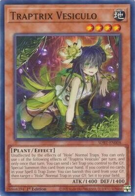 Traptrix Vesiculo - SDBT-EN008 - Common 1st Edition Beware of Traptrix 1st Edition Singles