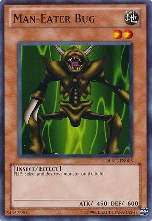 Man-Eater Bug - DEM1-EN005 - Common Yu-Gi-Oh! Promos: Other (Espanol)