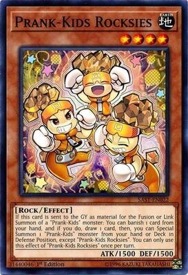 Prank-Kids Rocksies - SAST-EN022 - Common 1st Edition Savage Strike 1st Edition Singles