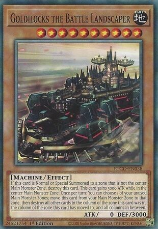 Goldilocks the Battle Landscaper - ETCO-EN038 - Common 1st Edition
Eternity Code 1st Edition Singles