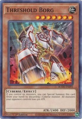 Threshold Borg - BODE-EN095 - Common 1st Edition Burst of Destiny 1st Edition Singles