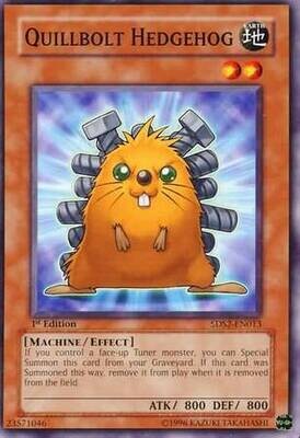 Quillbolt Hedgehog - 5DS2-EN013 - Common 1st Edition Starter Deck: 5D&#39;s (2009) [5DS2] 1st Edition Singles