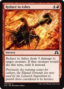 Reduce to Ashes 176/297 -  Shadows over Innistrad Singles