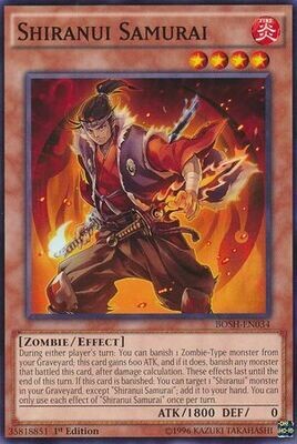 Shiranui Samurai - BOSH-EN034 - Common 1st Edition Breakers of Shadow 1st Edition Singles (espanol)