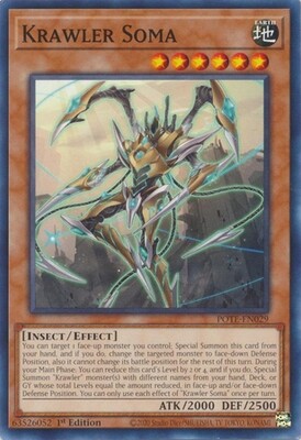 Krawler Soma - POTE-EN029 - Common 1st Edition Power of the Elements 1st Edition Singles