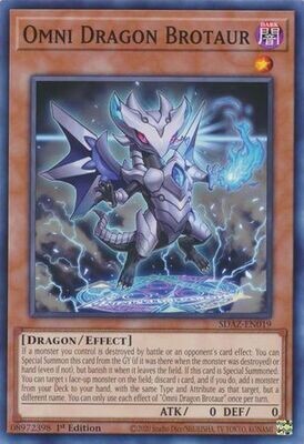 Omni Dragon Brotaur - SDAZ-EN019 - Common 1st Edition Structure Deck: Albaz Strike 1st Edition Singles