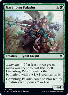 Garenbrig Paladin 157/269 Throne of Eldraine Singles