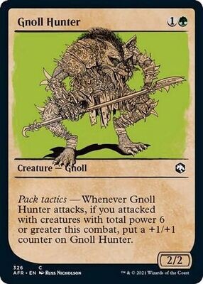 Gnoll Hunter 326 - Showcase / Rulebook
Adventures in the Forgotten Realms Collector Booster Singles