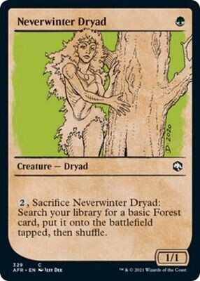 Neverwinter Dryad 329 - Showcase / Rulebook
Adventures in the Forgotten Realms Collector Booster Singles