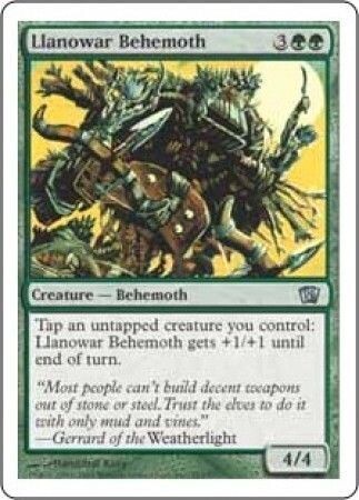 Llanowar Behemoth
MTG 8th Edition Singles