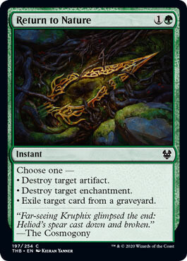 Return to Nature 197/254
Theros: Beyond Death Singles
