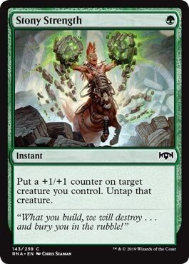 Stony Strength 143/259
Ravnica Allegiance Singles