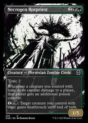 Necrogen Rotpriest (Showcase) 296 - Phyrexia: All Will Be One (ONE)