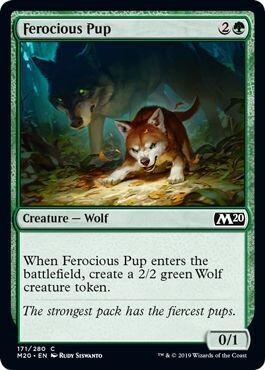 Ferocious Pup 171/280 Magic 2020 (M20) Singles (Español)