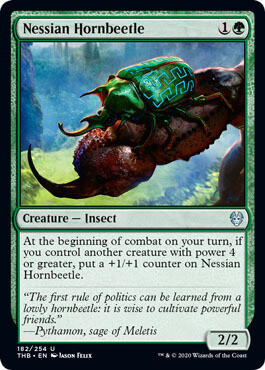 Nessian Hornbeetle 182/254  - Theros: Beyond Death Singles