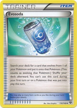 Evosoda - 116/146 - Uncommon XY (Base Set) Singles