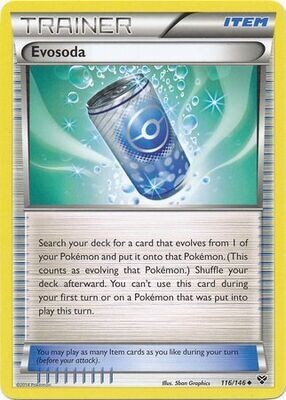 Evosoda - 116/146 - Uncommon XY (Base Set) Singles