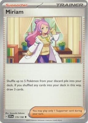Miriam - 179/198 - Uncommon Scarlet &amp; Violet (Base Set) Singles