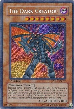 SJ The Dark Creator - PTDN-EN017 - Secret Rare 1st Edition
Phantom Darkness [PTDN] Singles