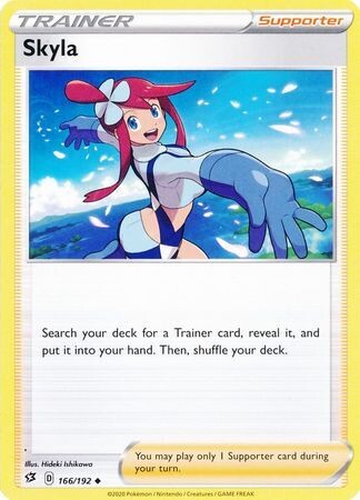 Skyla - 166/192 - Uncommon Sword &amp; Shield: Rebel Clash Singles