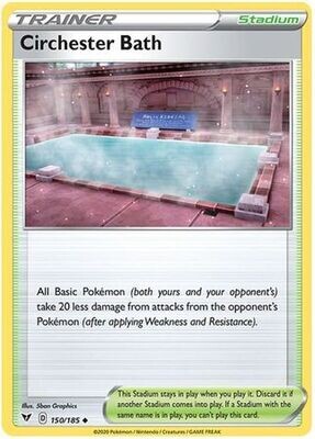 Circhester Bath - 150/185 - Uncommon Sword &amp; Shield: Vivid Voltage Singles