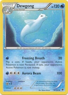 Dewgong - 16/124 - Uncommon
XY: Fates Collide Singles