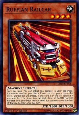 Ruffian Railcar - LED4-EN042 - Common 1st Edition Legendary Duelists: Sisters of the Rose 1st Edition Singles (espanol)