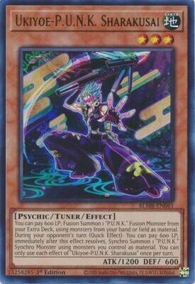 Ukiyoe-P.U.N.K. Sharakusai - BLMR-EN061 - Ultra Rare 1st Edition Monstrous Revenge 1st Edition Singles