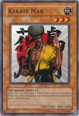 Karate Man - SDJ-013 - Common Unlimited
Starter Deck: Joey [SDJ] Unlimited Singles