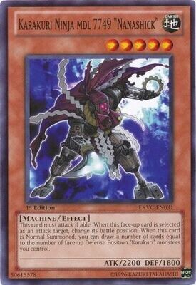 Karakuri Ninja mdl 7749 &quot;Nanashick&quot; - EXVC-EN031 - Common 1st Edition Extreme Victory 1st Edition Singles