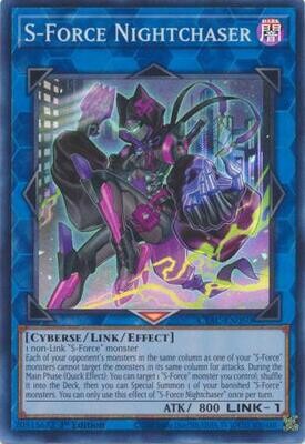 S-Force Nightchaser - CYAC-EN050 - Super Rare 1st Edition Cyberstorm Access 1st Edition Singles