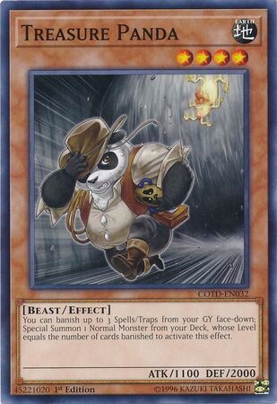 Treasure Panda - COTD-EN032 - Common 1st Edition Code of the Duelist 1st Edition Singles