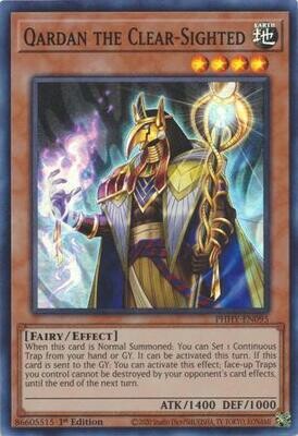 Qardan the Clear-Sighted - PHHY-EN095 - Super Rare 1st Edition
Photon Hypernova 1st Edition Singles (Espanol)