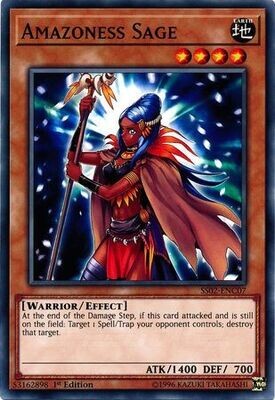 Amazoness Sage - SS02-ENC07 - Common 1st Edition
Speed Duel Starter Decks: Duelists of Tomorrow Singles