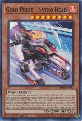 Gold Pride - Nytro Head - PHHY-EN087 - Super Rare 1st Edition Photon Hypernova 1st Edition Singles