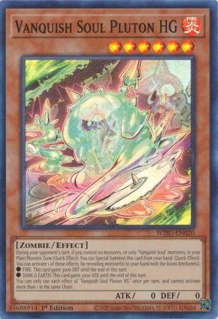 Vanquish Soul Pluton HG - WISU-EN020 - Super Rare 1st Edition Wild Survivors 1st Edition Singles