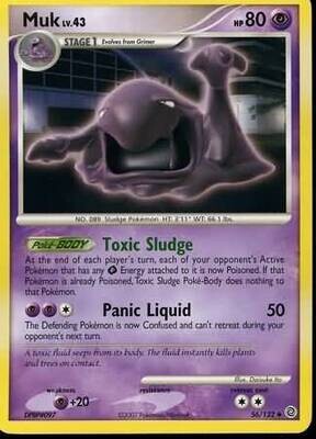 Muk - 56/132 - Uncommon
Diamond &amp; Pearl: Secret Wonders Singles