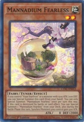 Mannadium Fearless - CYAC-EN013 - Super Rare 1st Edition
Cyberstorm Access 1st Edition Singles