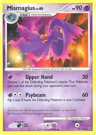 Mismagius - 55/127 - Uncommon
Platinum (Base Set) Singles