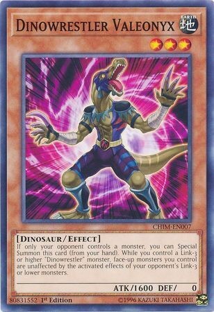 Dinowrestler Valeonyx - CHIM-EN007 - Common 1st Edition
Chaos Impact 1st Edition Singles (español)