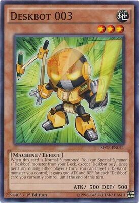 Deskbot 003 - SECE-EN041 - Common 1st Edition Secrets of Eternity (SECE) 1st Edition Singles