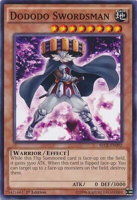 Dododo Swordsman - SECE-EN092 - Common 1st Edition Secrets of Eternity (SECE) 1st Edition Singles