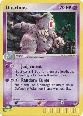SJ Dusclops - 4/100 - Holo Rare
Ex Sandstorm Singles