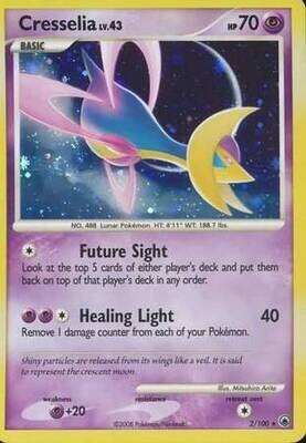 Cresselia - 2/100 - Holo Rare
Diamond &amp; Pearl: Majestic Dawn Singles
